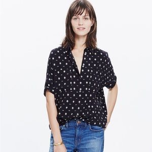 Madewell Courier Shirt in Orsa Print Button blouse S